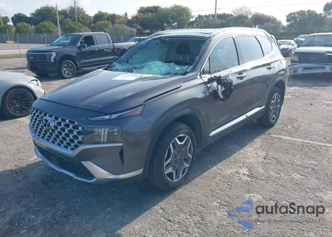 2022 Hyundai Santa Fe Hybrid Limited z USA, uszkodzony, nr VIN KM8S5DA16NU036845